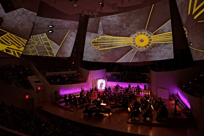 MTT and NWS in Antheil's 'A Jazz Symphony' - photo by Rui Dias Aidos