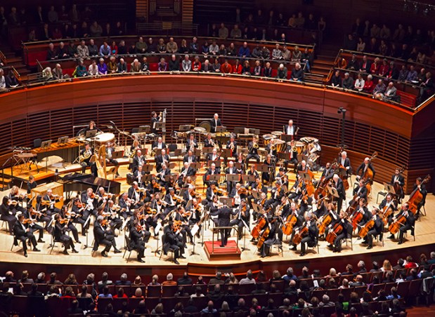 Yannick Nézet-Séguin conducts the Philadelphia Orchestra at Verizon Hall, 12/10/11. Photo by Chris Lee.